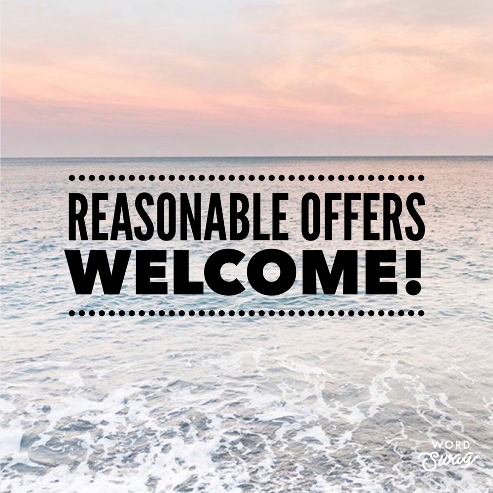 Reasonable offers welcome!